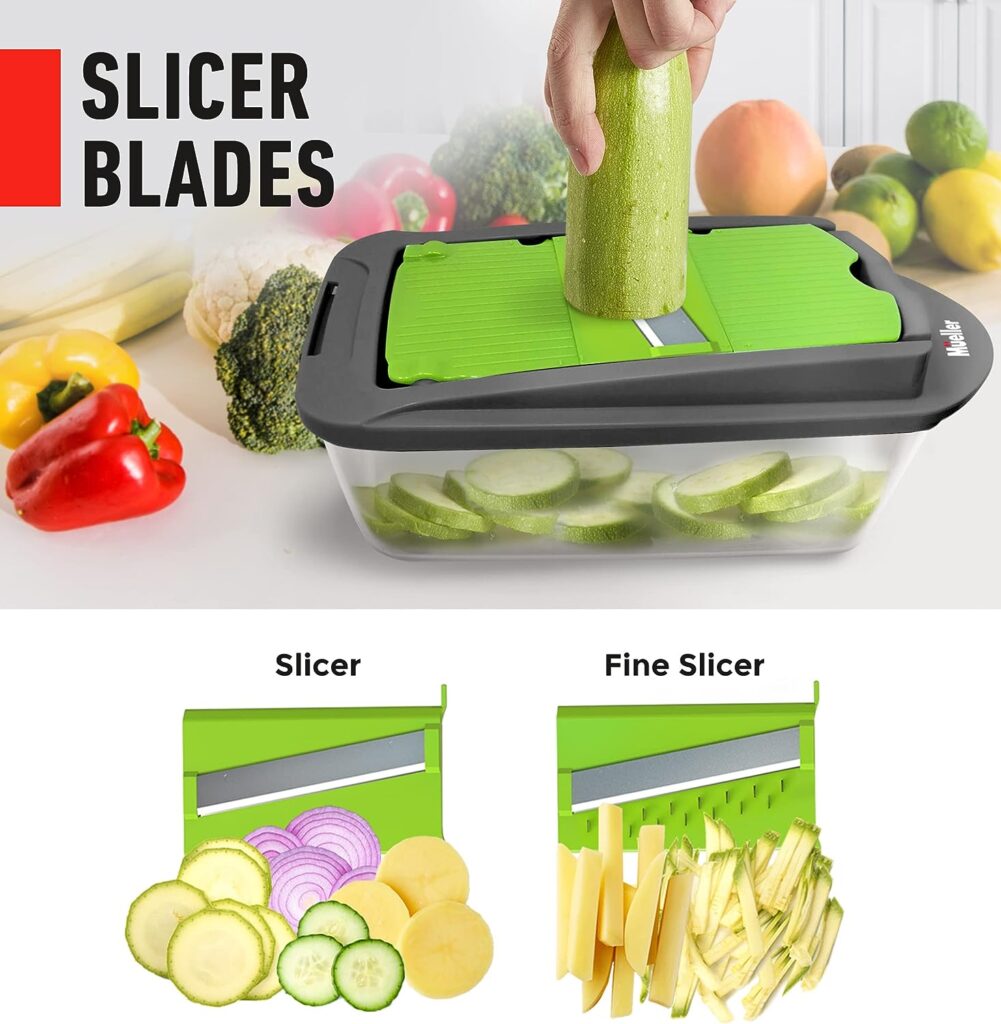 Mueller Vegetable Chopper slicer blades